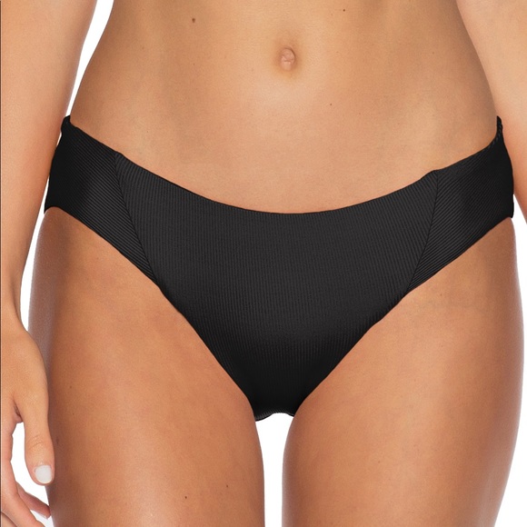 NWT Black American Hipster Bikini Bottom-Large - Picture 1 of 6